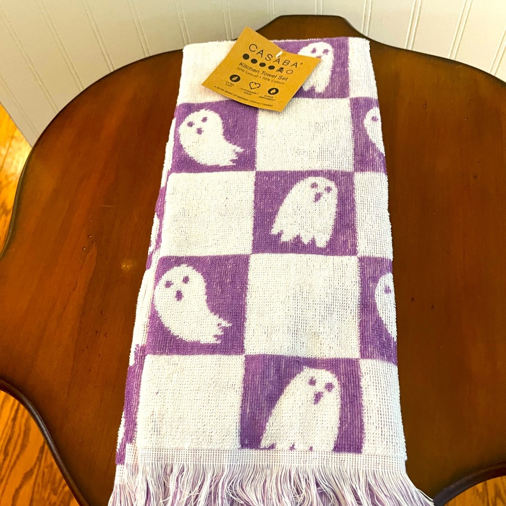Casaba Halloween‎ kitchen towel set (2)